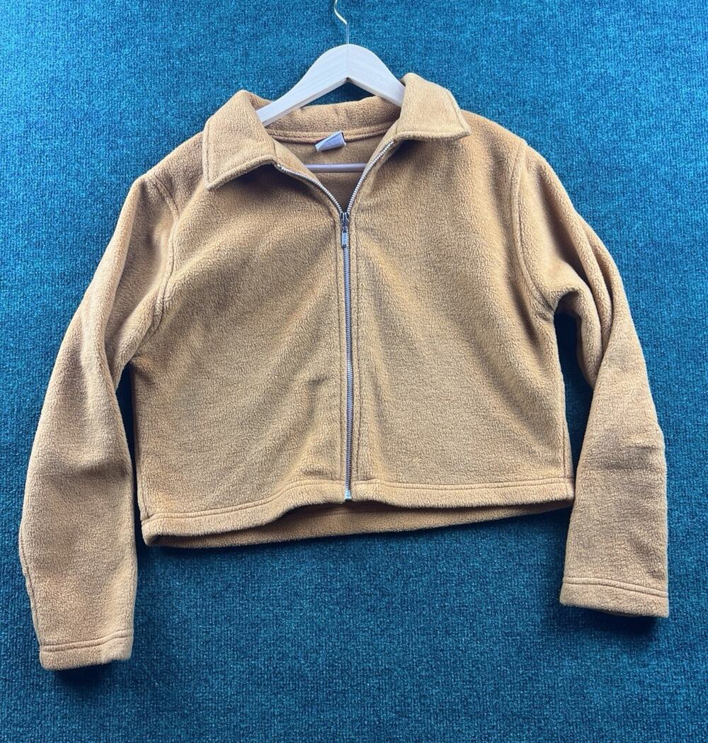 Palmetto's Women’s Tan Full-Zip Fleece Jacket Large